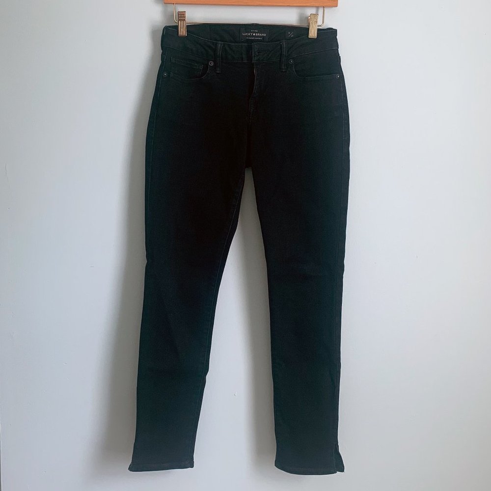 *LAST CHANCE* Lucky Brand Black Lolita Super Skinny Jeans - Ankle slits